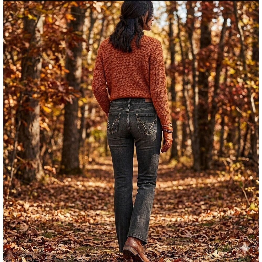 Womens A.N.A. Bootcut Mid Rise Jeans Size 10
